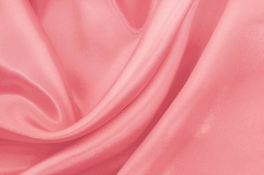 Arka plan ve tasarım için gül sarısı kumaş dokusu, güzel buruşuk ipek ya da keten deseni.