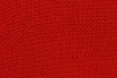 Koyu kırmızı kumaş kumaş dokusu arka plan, doğal tekstil deseni..