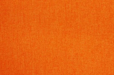 Turuncu kumaş kumaş dokusu arka plan, doğal tekstil deseni..
