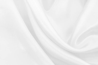 Arkaplan ve tasarım için beyaz kumaş dokusu, güzel ipek ya da keten deseni.