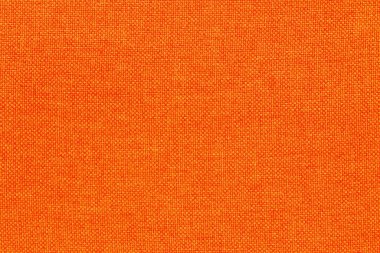 Turuncu kumaş kumaş dokusu arka plan, doğal tekstil deseni..