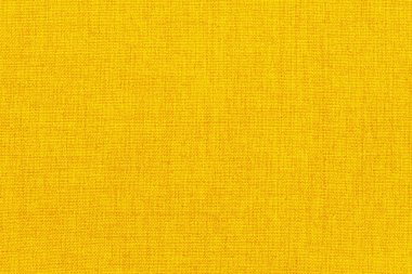 Sarı keten kumaş dokusu arka plan, doğal tekstil deseni..