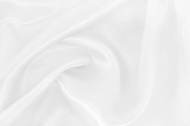 Arkaplan ve tasarım için beyaz kumaş dokusu, güzel ipek ya da keten deseni.
