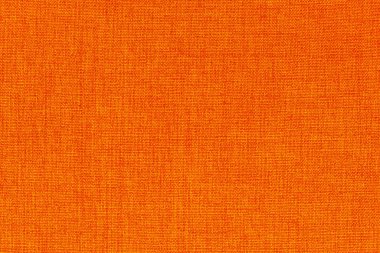 Turuncu keten kumaş kumaş dokusu arka plan, doğal tekstil deseni..