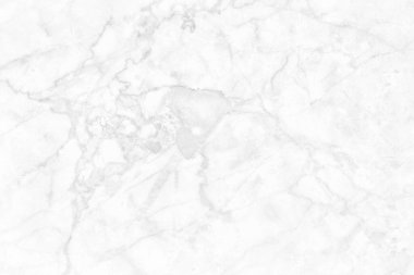 Tasarım sanatı için beyaz arkaplan mermer duvar dokusu, parlak ve lüks taştan pürüzsüz desen.