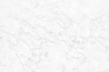 Tasarım sanatı için beyaz arkaplan mermer duvar dokusu, parlak ve lüks taştan pürüzsüz desen.