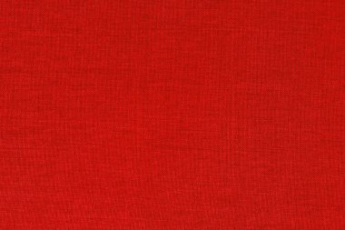 Koyu kırmızı keten kumaş kumaş dokusu arka plan, doğal tekstil deseni..