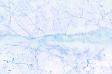 Tasarım sanatı için mavi pastel arka plan mermer duvar dokusu, parlak ve lüks taştan pürüzsüz desen.