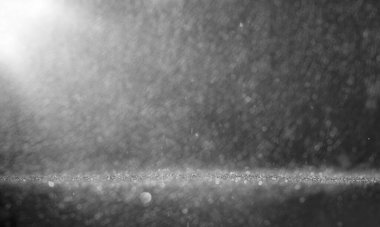 Parlayan Yüzen Toz Parçacıkları Parıltısı ile Soyut Parçacıklar Parıltısı, Kopyalama Boşluğu ile Kutlama Arkaplan Resmi