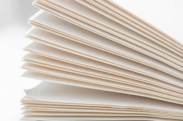 Bending Stack Paper Sheets Open Magazine Copy Space Royalty Free Stock Photos