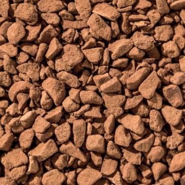 Arap usulü dondurulmuş kurutulmuş kahve arka planı yakın plan..