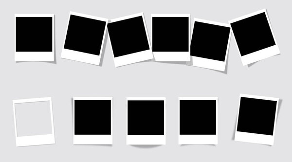 Instant photo frame, frames collection.