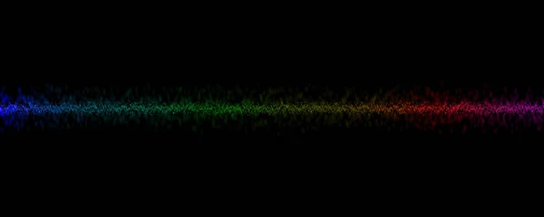 Ljud Equalizer Regnbåge Signal Våg — Stockfoto