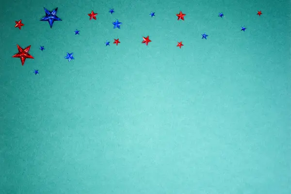 Konfetti Sterne Auf Papier Himmel Hintergrund Feiertags Halloween Und Feier — Stockfoto