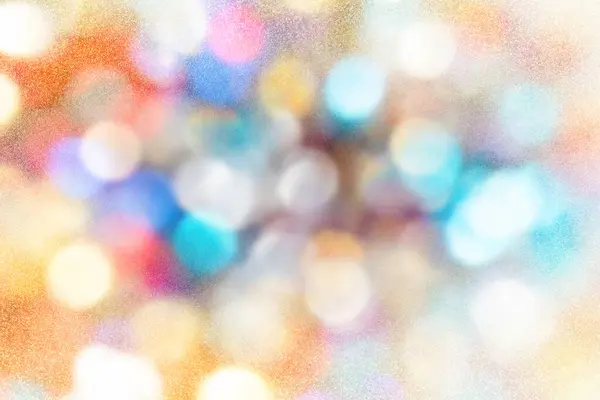 Die Heilige Nacht Mehrfarbigen Bokeh Hintergrund Frohes Neues Jahr Funkelt — Stockfoto