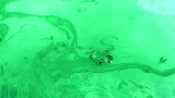 フッ素ミックス インク水 酸性液体 毒性のある毒 水ミックスをペイント — ストック動画