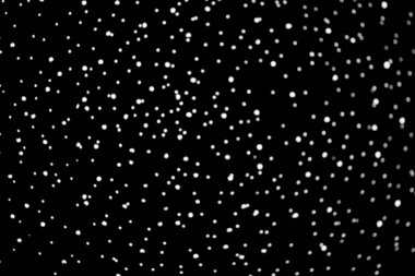 Soyut Karanlık Arkaplan ve Beyaz Toz Parçacıkları.
