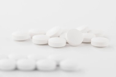 eczane Tema, beyaz ilaç antibiyotik ilaç tablet..