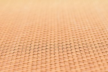 Kahverengi örülü arka plan, dış mobilya imalatı ve iç tasarım dekorasyonu. İnsan yapımı malzeme..