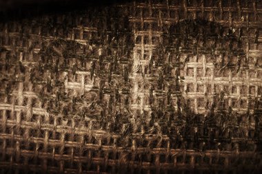 Kahverengi çuval bezi. Jute çuval bezi poşetleme bezi