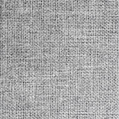 Boş kumaş dokusu arka planı. Eski gri tekstil. Gri tuval kumaş