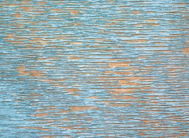 Eski, yıpranmış mavi desenli ahşap arka plan. Kopyalama alanı için Rustik klasik arkaplan