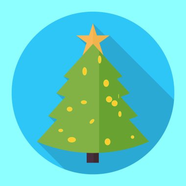 Gölgeli Küçük Noel Ağacı.