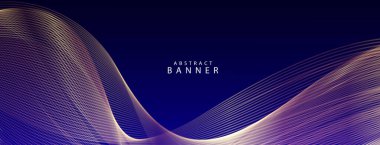 Soyut renkli parlak dalga tasarım şablonu arkaplan vektörü