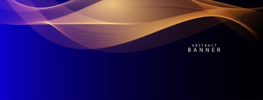 Soyut renkli parlak dalga tasarım şablonu arkaplan vektörü