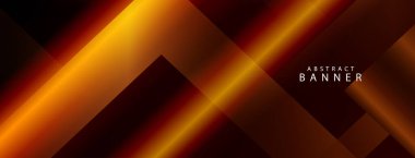 Soyut geometrik altın kavramı parlak tasarım arkaplan vektörü