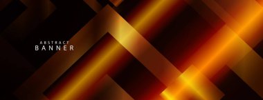 Soyut geometrik altın kavramı parlak tasarım arkaplan vektörü