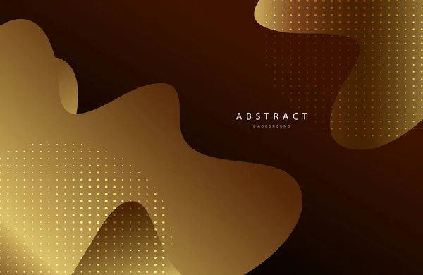 Abstract Geometrisch Gouden Concept Glanzend Ontwerp Achtergrond Vector — Stockvector