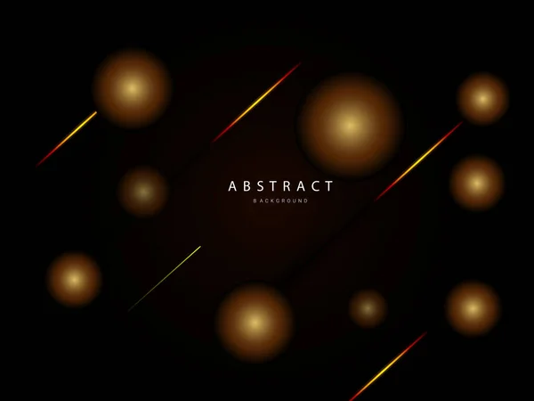 Abstraktes Geometrisches Gold Konzept Glänzendes Design Hintergrundvektor — Stockvektor