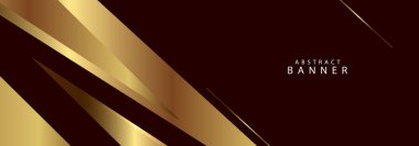 Soyut geometrik altın kavramı parlak tasarım arkaplan vektörü