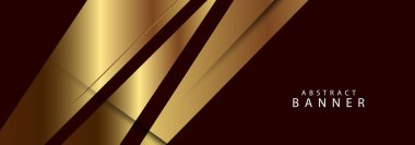 Soyut geometrik altın kavramı parlak tasarım arkaplan vektörü