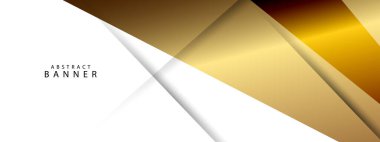 Soyut geometrik altın kavramı parlak tasarım arkaplan vektörü