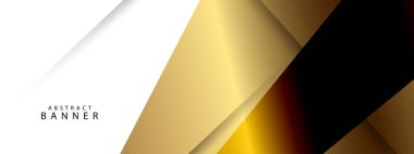 Soyut geometrik altın kavramı parlak tasarım arkaplan vektörü