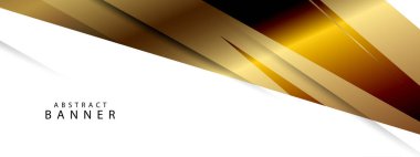 Soyut geometrik altın kavramı parlak tasarım arkaplan vektörü