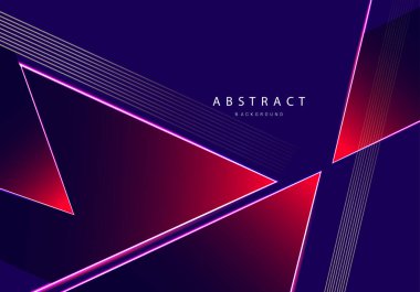 Soyut renkli zarif geometrik tasarım arkaplan vektörü