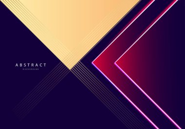 Soyut renkli zarif geometrik tasarım arkaplan vektörü