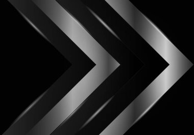 Black abstract geometry design pattern background vector