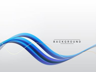 Soyut zarif modern renk dalgası arkaplan vektörü