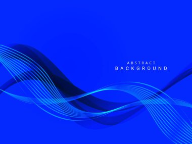 Abstract smooth stylish colorful wave design background vector