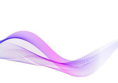 Abstract colorful flow wave design background vector