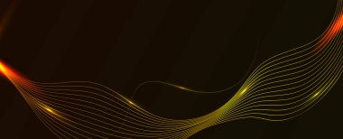 Abstract smooth stylish colorful wave design background vector