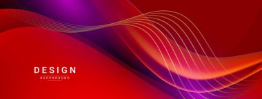 Soyut renkli zarif geometrik tasarım arkaplan vektörü