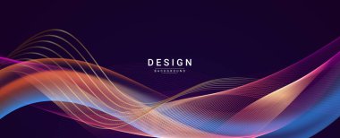 Soyut renkli zarif geometrik tasarım arkaplan vektörü