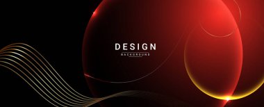 Soyut renkli zarif geometrik tasarım arkaplan vektörü