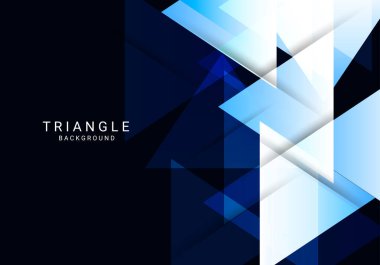 Soyut üçgen desenli renkli dinamik tasarım arkaplan vektörü