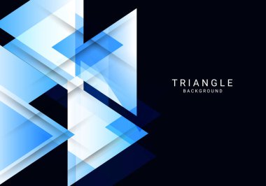 Soyut üçgen desenli renkli dinamik tasarım arkaplan vektörü